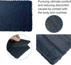 SPRING SEAON Plush Memory‑Foam Crutch Underarm Pad & Hand‑Grip Covers–Universal Fit, Breathable Moisture‑Wicking, Machine‑Washable Cushion for Crutches, Pain Relief & Chafing Protection