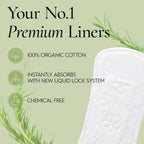 Inertia PureComfort Organic Panty Liners: Ultra-Soft, Chemical-Free Protection for Everyday Comfort (Pack of 1)