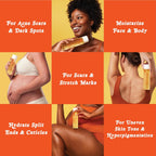 Bio-Oil Fragrance-Free Body Oil Serum for Scars & Stretch Marks, 4.2 fl oz | Dry Skin Moisturizer, Rosehip & Chamomile Oils, Scar Treatment, Stretch Mark Oil, Sensitive Skin Safe, Face and Body