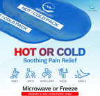 4 Pack Reusable Ice Packs for Injuries, Soft Gel Ice Packs for Sprains