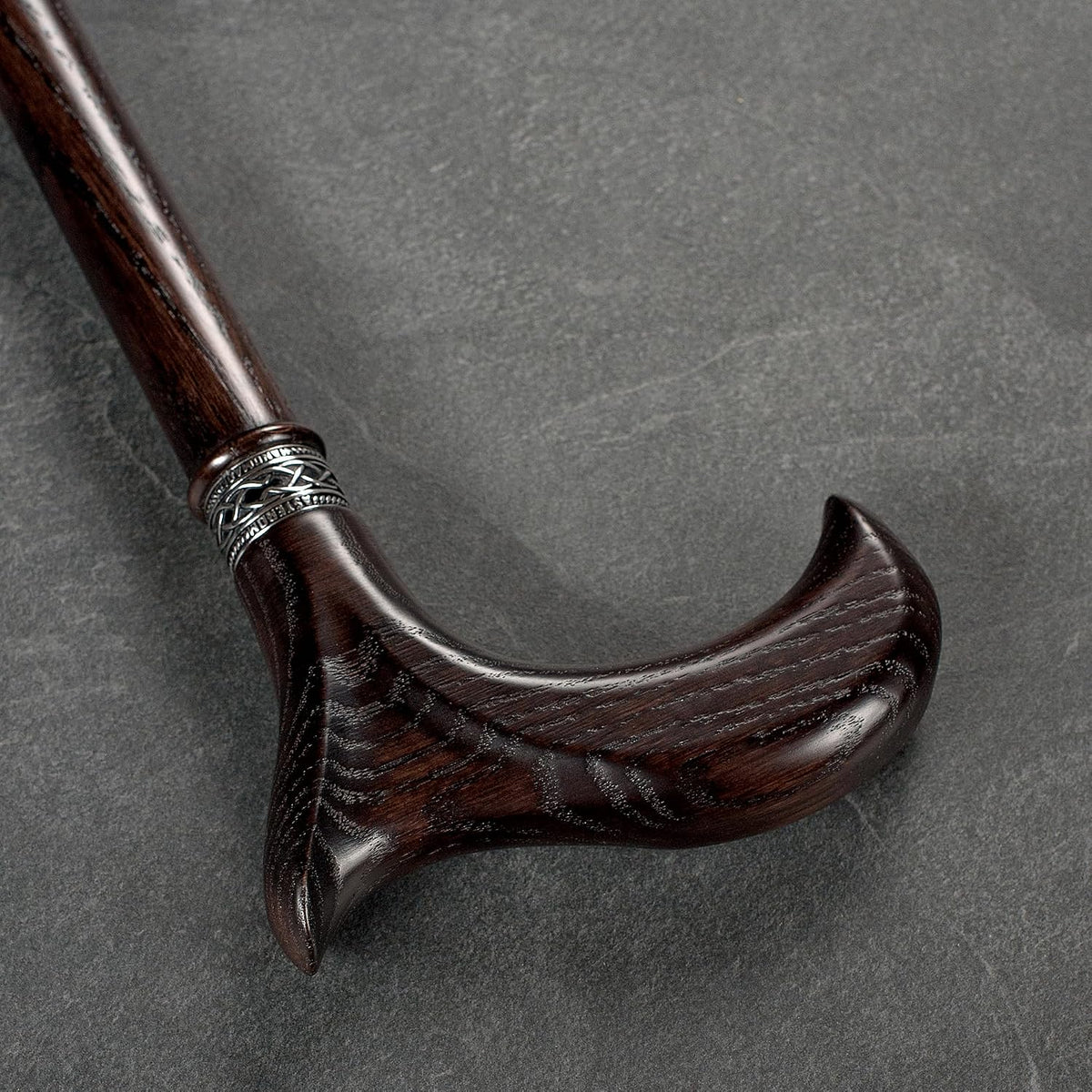 Asterom Handcrafted Walking Cane, Stylish Wooden Canes for Men, Oak Wood
