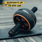 Ab Roller Wheel - Ab Wheel Roller & Knee Mat - Rueda Para Abdominales - Abdominal Wheel - Abs Roller for Men & Women - Home Gym Equipment