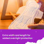 U BY KOTEX Ultrathins Overnight Pads Long with Wings 32 Count (4 x 8 Pack) - Packaging May Vary