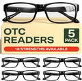 Gaoye 1.5 Professional Reading Glasses for All Day - Computer Readers with Blue Light Protection - Value Pack