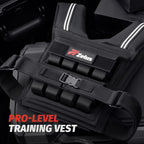 ZELUS Weighted Vest Men, 23lbs/36lbs/45lbs Adjustable Weight Vest