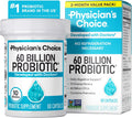 Physician's CHOICE Probiotics 60 Billion CFU - 10 Strains + Organic Prebiotics - Immune, Digestive & Gut Health - Supports Occasional Constipation, Diarrhea, Gas & Bloating - for Women & Men - 60ct