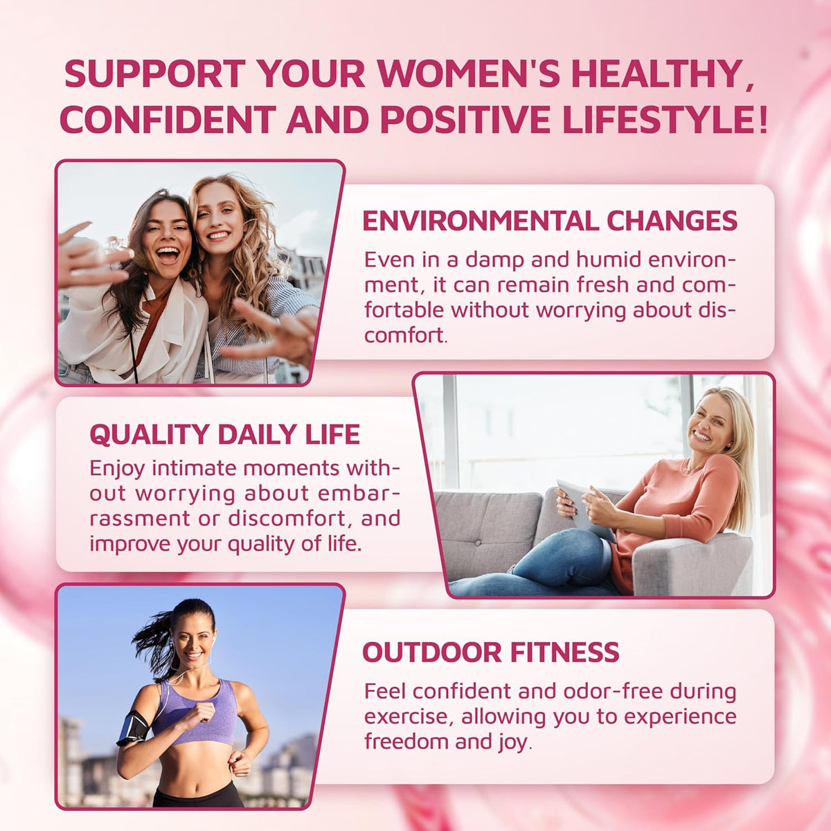 Women's Probiotic Gummies Premium Feminine Balance Gummies for Women – pH Balance Health Support with Probiotics Hawaiian Pineapple Flavor-Vegan & Sugar-Free, 60 Gummies 30 Servings