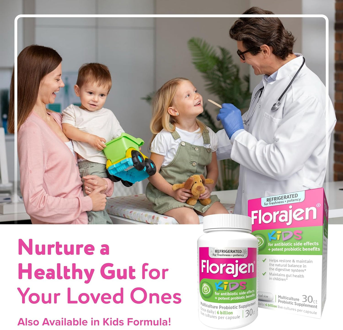 Florajen Probiotic Supplements 60 capsules