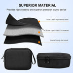 Elonbo Carrying Case for Portable Handheld Inhaler Nebulizer Machine, Black
