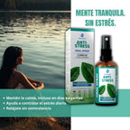 Anti-Stress Oral Spray with Ashwagandha, Rhodiola Rosea, Reishi and Schisandra China – Food Supplement with Adaptogens, with MCT Oil, Mint Flavor, 30 ml