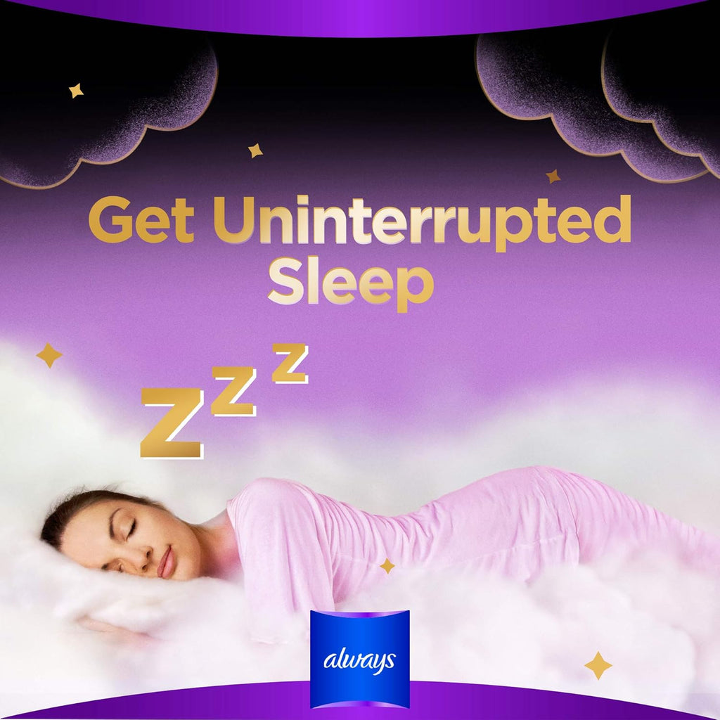 Sanitary Pads With Wings Overnight 20 pieces