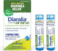 Boiron Diaralia On The Go Travel Essential for Diarrhea Relief, Gas, Bloating, Intestinal Pain, and Traveler's Diarrhea - 2 Count (160 Pellets)