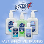 Germ-X Nourish Hand Sanitizer, 2 Fl Oz (Pack of 6), 2-in-1 Moisturizing and Sanitizing Formula with Shea Butter, Vitamin E & Aloe, Non-Greasy, Mini Travel Size for On-The-Go, Fresh Scent