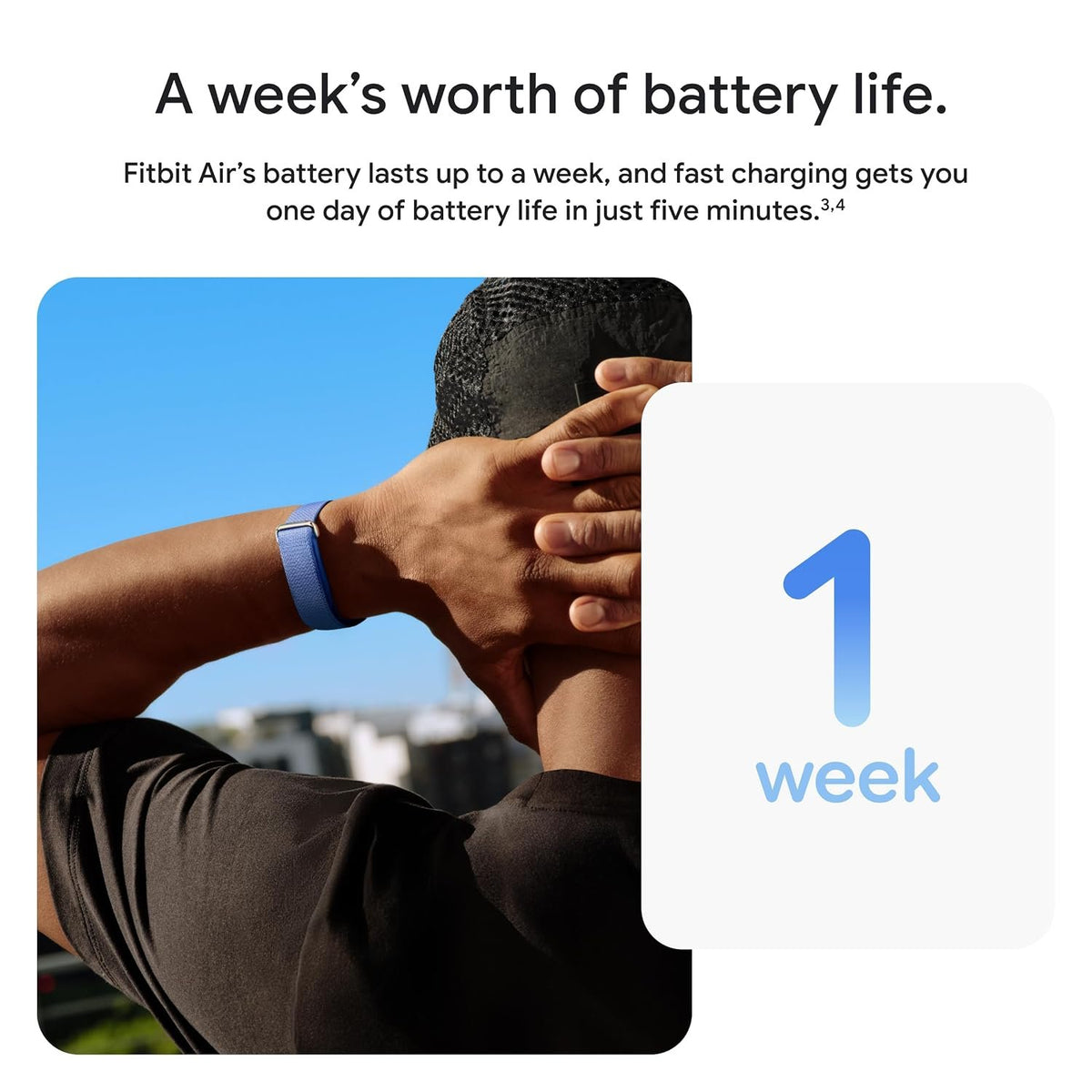 Google Fitbit Air Charger - Only Compatible with Google Fitbit Air
