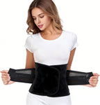 Postpartum Belly Band,C Section Belly Binder,Abdominal Binder Post Surgery Girdle,Tummy Tuck Compression Wrap Waist Trainer, Black