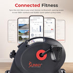 Sunny Health & Fitness Smart Mini Cycle, Under Desk Pedal Arm/Leg Exerciser