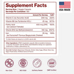 Iron Supplement for Women, Gentle Iron Bisglycinate 25mg, 120 Count | With vitamin C, B6, B12 & folic acid; supports iron deficiency, menstrual health & energy; gentle on the stomach