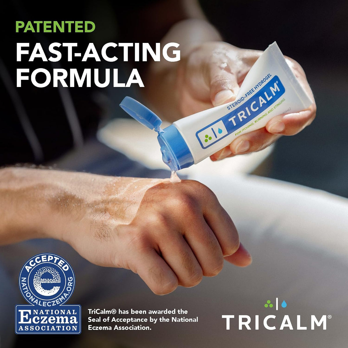 Soothing Steroid-Free Anti-Itch Hydrogel for Bug Bites, Eczema, and More, Contains No Hydrocortisone, 2 Fl Oz