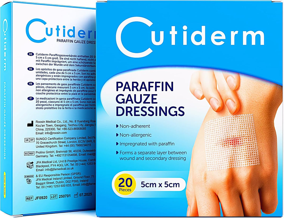 Cutiderm Wound Dressings and Gauze Sterile 5 cm 20 pieces