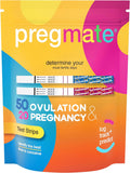 Pregmate 50 Ovulation and 20 Pregnancy Test Strips Predictor Kit