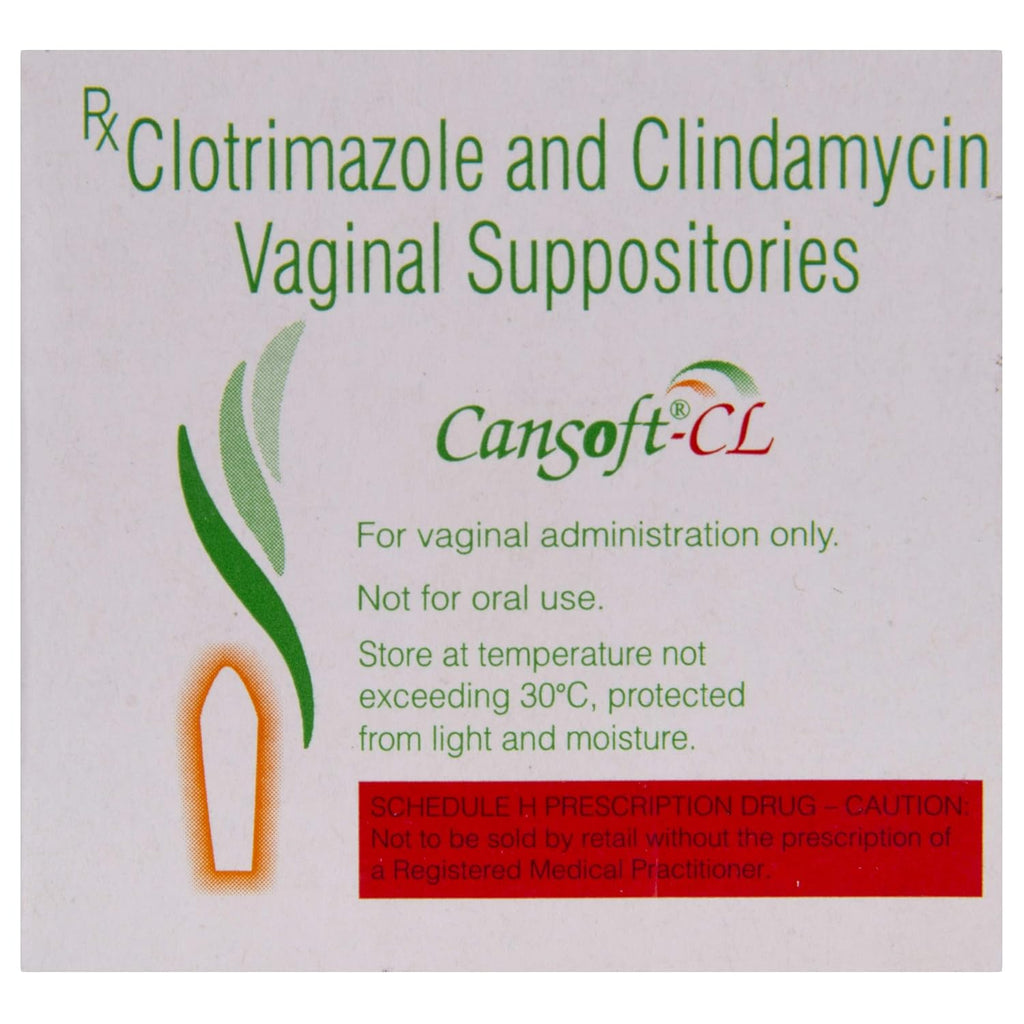 Cansoft CL - Strip of 3 Vaginal Suppositories
