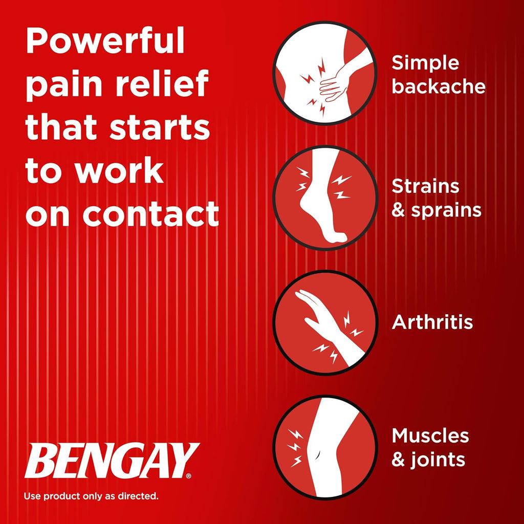 Bengay Ultra Strength Cream, Camphor Menthol & Methyl Salicylate, 4 oz