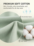 newnice High Waisted Cotton Underwear Women 4 Pack Soft Postpartum Panties Full Coverage Breathable C Section Tummy Control Briefs