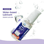 Bloom by Bold Care Water-Based Lubricant & Massage Gel | For Long-lasting Painless Pleasure | Non-Staining Lube for Vaginal Dryness | Non-Sticky & pH Balanced Formula | Strawberry Flavour | (50 ml)