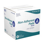 Dynarex Non-Adherent Pads-Sterile, Individually Packaged, Non-Stick Wound and Burn Care, Soft & Highly Absorbent, 3” x 4”, 1 Box of 100 Non-Adherent Pads-Sterile