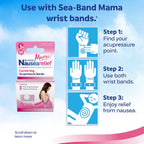 Sea-Band Sugar Free Ginger Travel Lozenges for Motion Sickness 24 Pieces | Morning sickness relief, drug free, HSA/FSA approved, 24 lozenges, sugar free