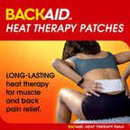 Backaid Heat Therapy Patch, Air-Activated Therapeutic Heat, Wide, 6 Count
