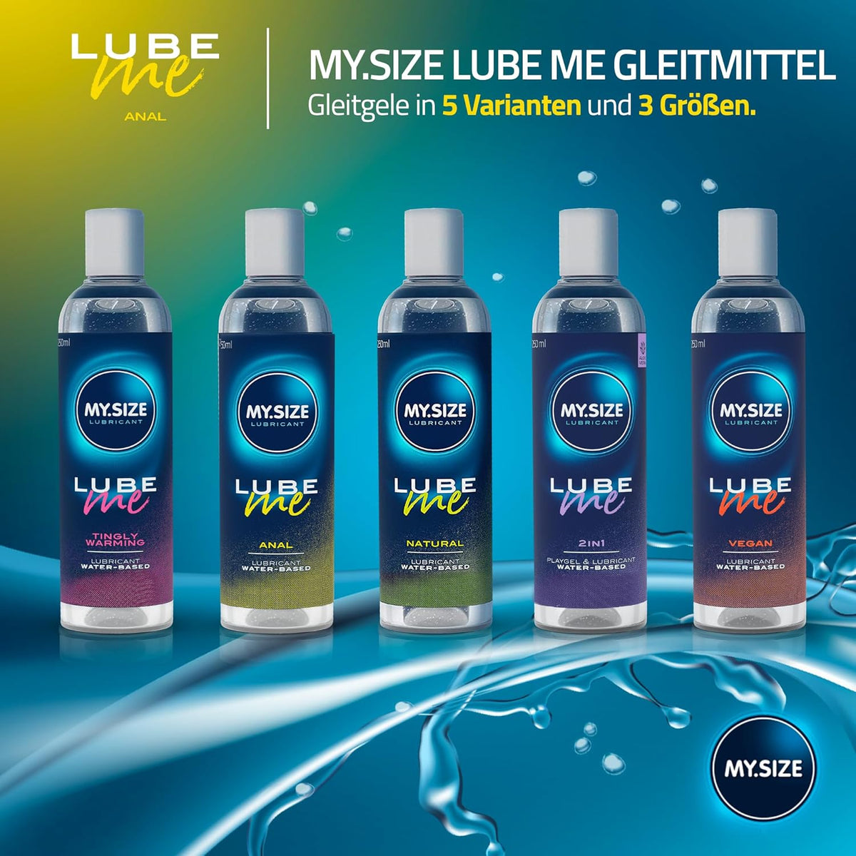 MY.SIZE Personal Lubricants 250 ml