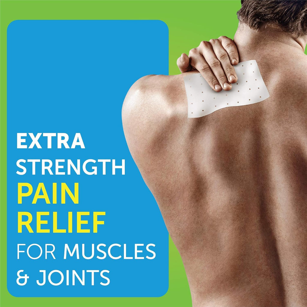 Coralite Pain Relieving Patch - Extra Strength Joint & Muscle Pain Relief Patches for Back Pain, Muscle Soreness and Joint Pain, 2 Patches Per Pack (24 Pack)