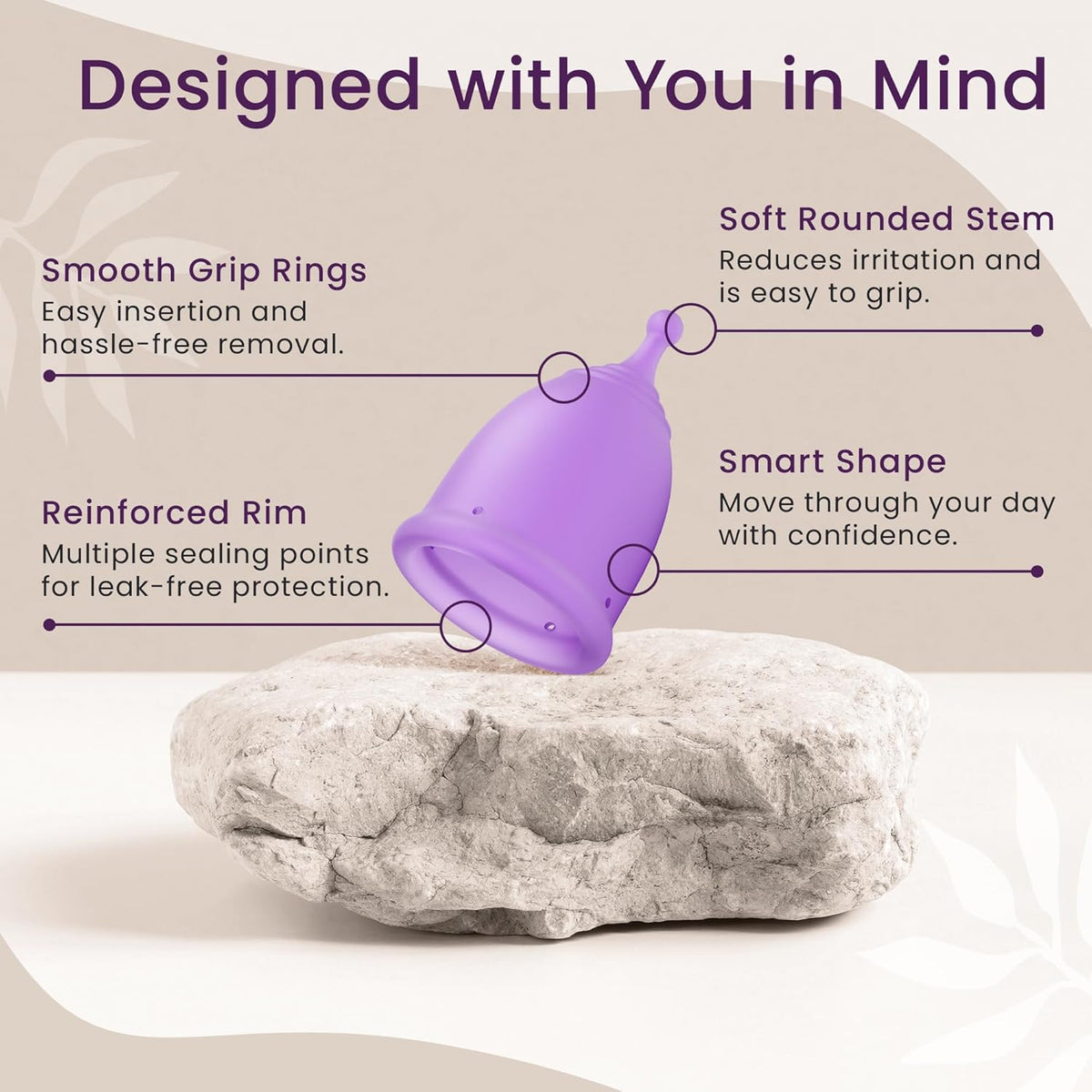 EcoBlossom Menstrual Cups and Discs Silicone Reusable