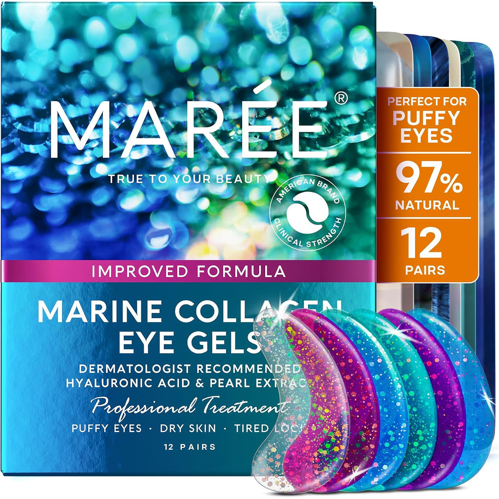 MAREE Eye Gels - Under Eye Patches for Puffy Eyes with Hyaluronic Acid