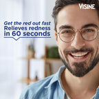Visine Red Eye Comfort Redness Relief Eye Drops, 0.5 fl. oz | Works Fast, Immediate & Essential Relief, Refreshing Feel, For Minor Irritations & Computer Use