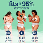 Always Discreet Postpartum and Adult Incontinence Underwear for Women, Size S/M, Maximum Protection, 16 CT
