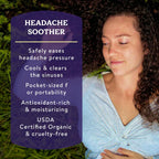 Badger Organic Headache Soother, Peppermint & Lavender, .6 oz