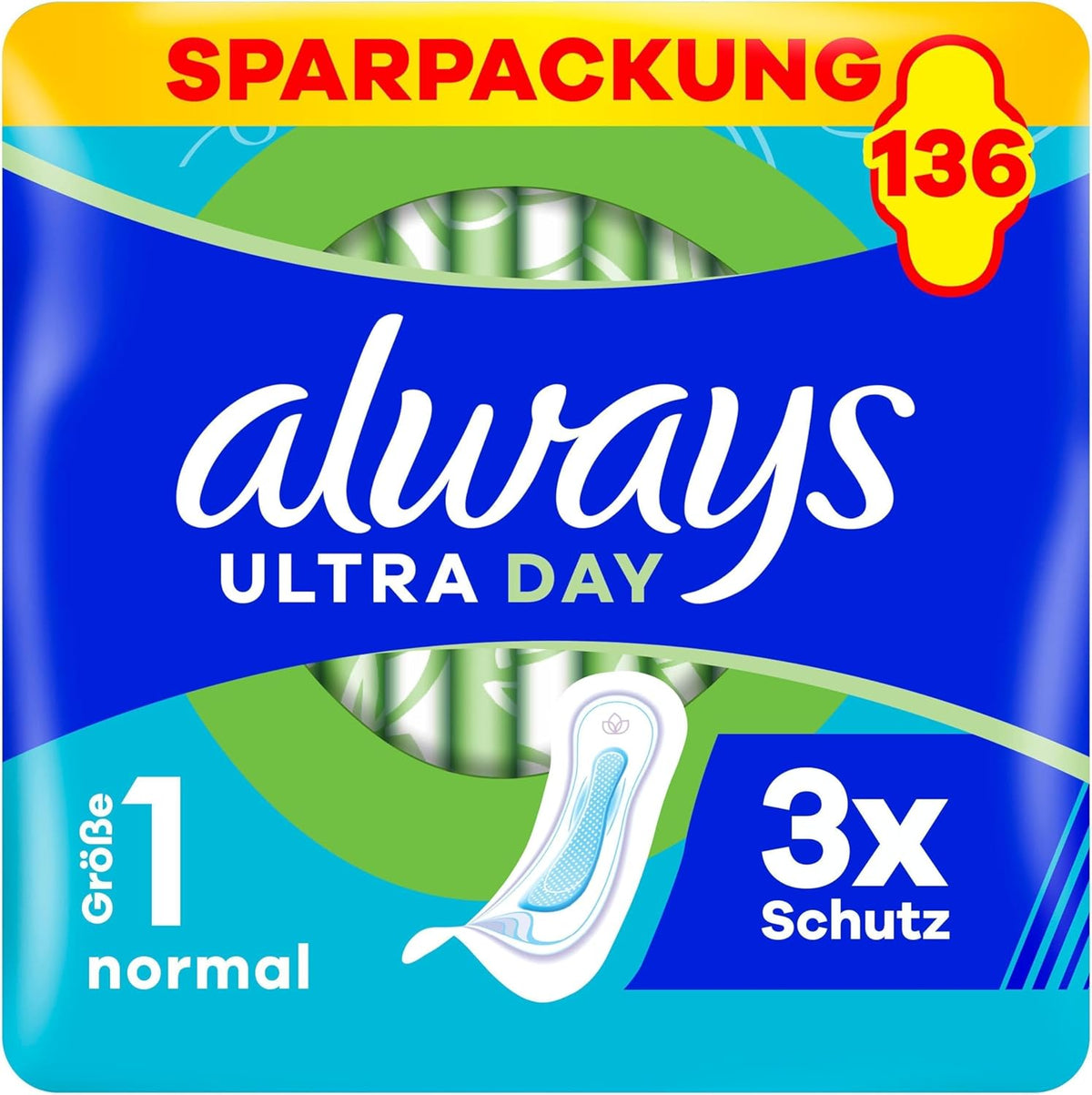 Always Sanitary Pads 34 pieces