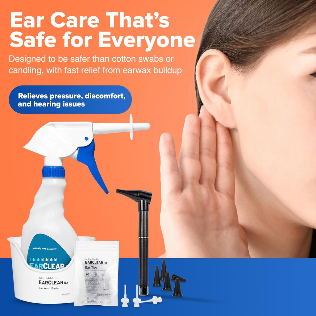 Flexible Tip Ear Cleaning Kit for Adults & Kids, Ear Wax Removal, 6-Piece
