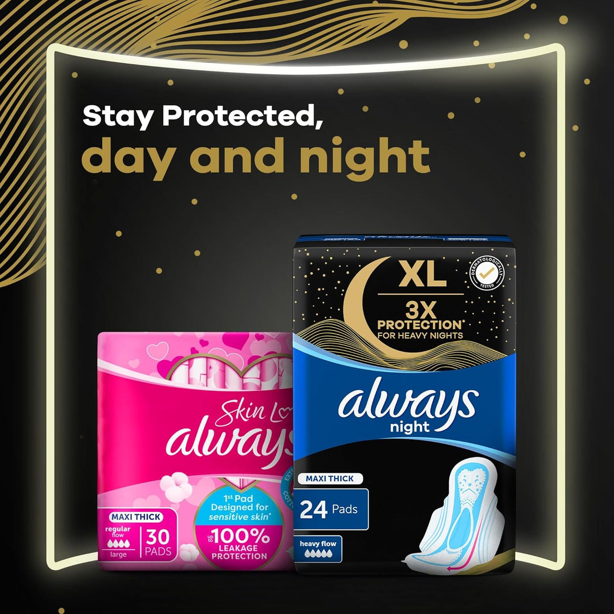 Sanitary Pads Overnight 24 pads