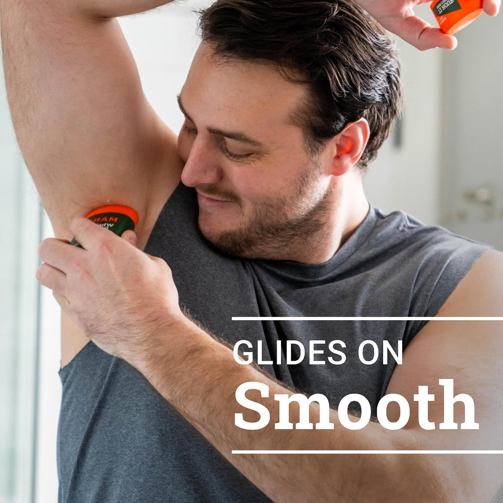 Mando Whole Body Deodorant For Men - Solid Stick - 2.6 oz, 2 pk - Woods | 72 Hour Odor Control with Mandelic Acid. Use on underarms, chest, feet & below the best. Aluminum Free & Baking Soda Free