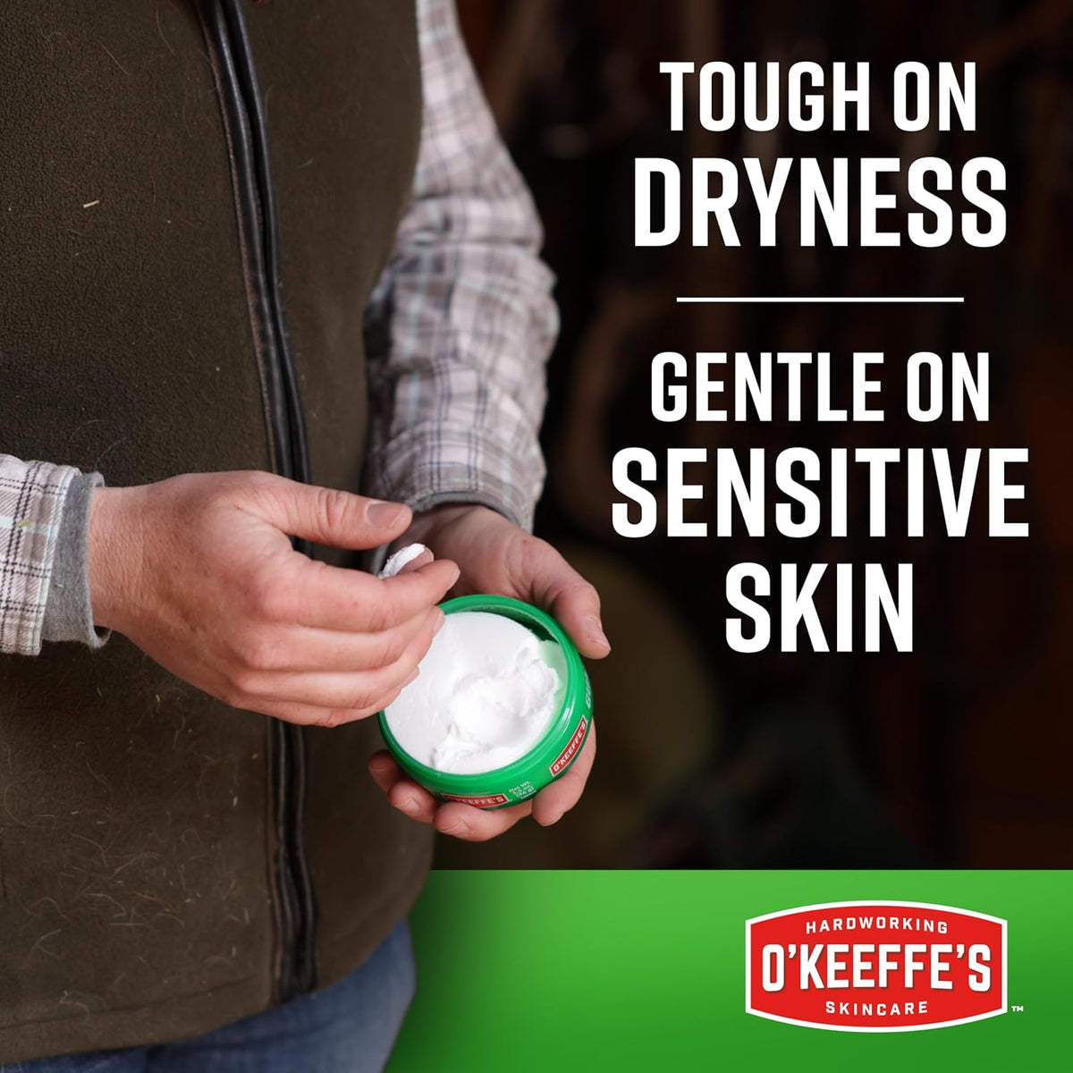 O'Keeffe's Working Hands Cream 76g Jar - Guaranteed Relief for Very Dry Hands. Relieves & Repairs Extremely Dry, Cracked Hands. Tough on Dryness, Gentle on Sensitive Skin. Non-Greasy, Unscented