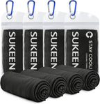 Sukeen 4 Pack Cooling Towels (40"x12") for Neck and Face Instant Cooling | Stay Cool in Hot Weather,Versatility,Soft,Breathable,Durability for Sports,Outdoor activities,Summer works in heat