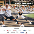 Modvel Compression Knee Brace for Women & Men - 2 Pack Knee Brace for Women Running Knee Pain, Knee Support Compression Sleeve, Workout Sports Knee Braces for Meniscus Tear ACL & Arthritis Pain Relief