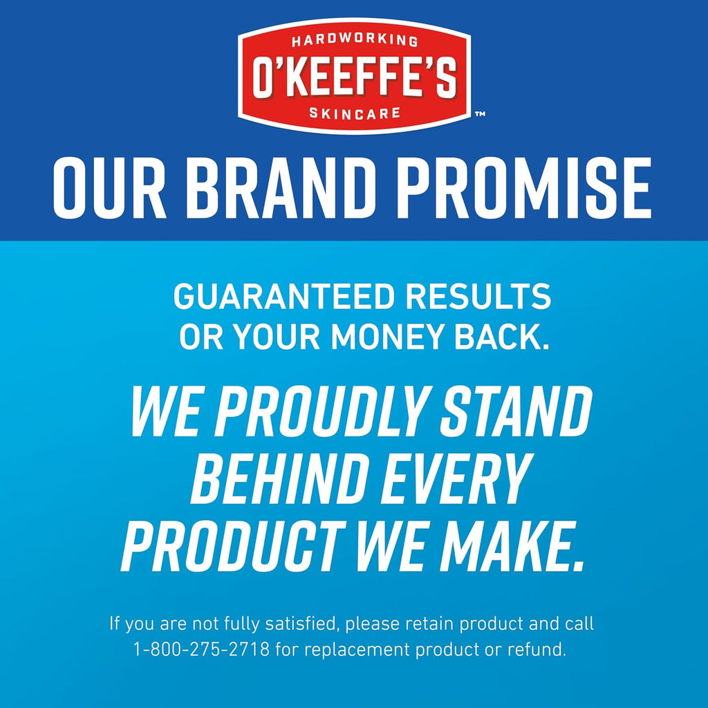 O'Keeffe's for Healthy Feet Pain Relief Foot Cream, Cooling, 3 oz