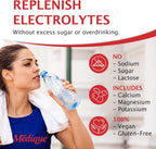 Medique 03033 Medi-Lyte Electrolyte Tablets w/ Potassium Chloride for Cramps, unflavored, 100 Tablets