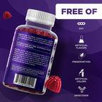 Vitamatic Melatonin 20 mg Gummies, Vegan, Strawberry, 60 Count