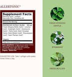 Herbs Etc. Allertonic Softgels, Herbal Allergy Supplement, 60 Count | Herbal Allergy Supplement with Organic Fresh Stinging Nettle, Eyebright, and Mullein for Respiratory Support, Non-Drowsy