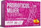 Flora Intima Woman Probiotics Helps Against Bacterial Vaginosis, Candida and Cistitus. Lactobacillus Reuteri, Rhamnosus, Crispatus, Acidophilus and Boulardi. 30 Gastroresistant Capsules, 1 Month